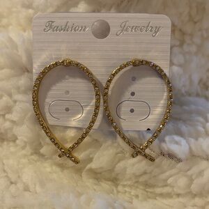Gold Fashion Jewelry Hoop Earrings